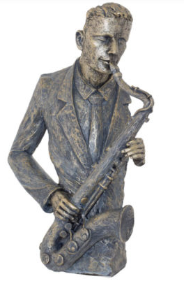 Bronze Jazz Player